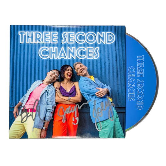 LIMITED EDITION Autographed Three Second Chances CD
